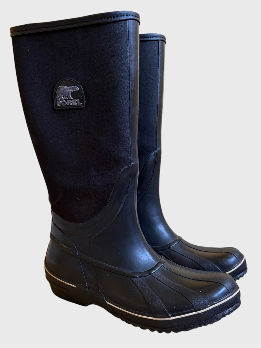 SOREL Sorellington Black Tall Waterproof Rain Winter Boots Women's 9 Outdoorsy